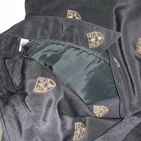 Eleanor P Brenner Silk Button Down Shirt Black M - Picture 7 of 8